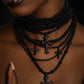 Noir Cross Choker