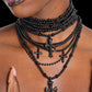 Noir Cross Choker