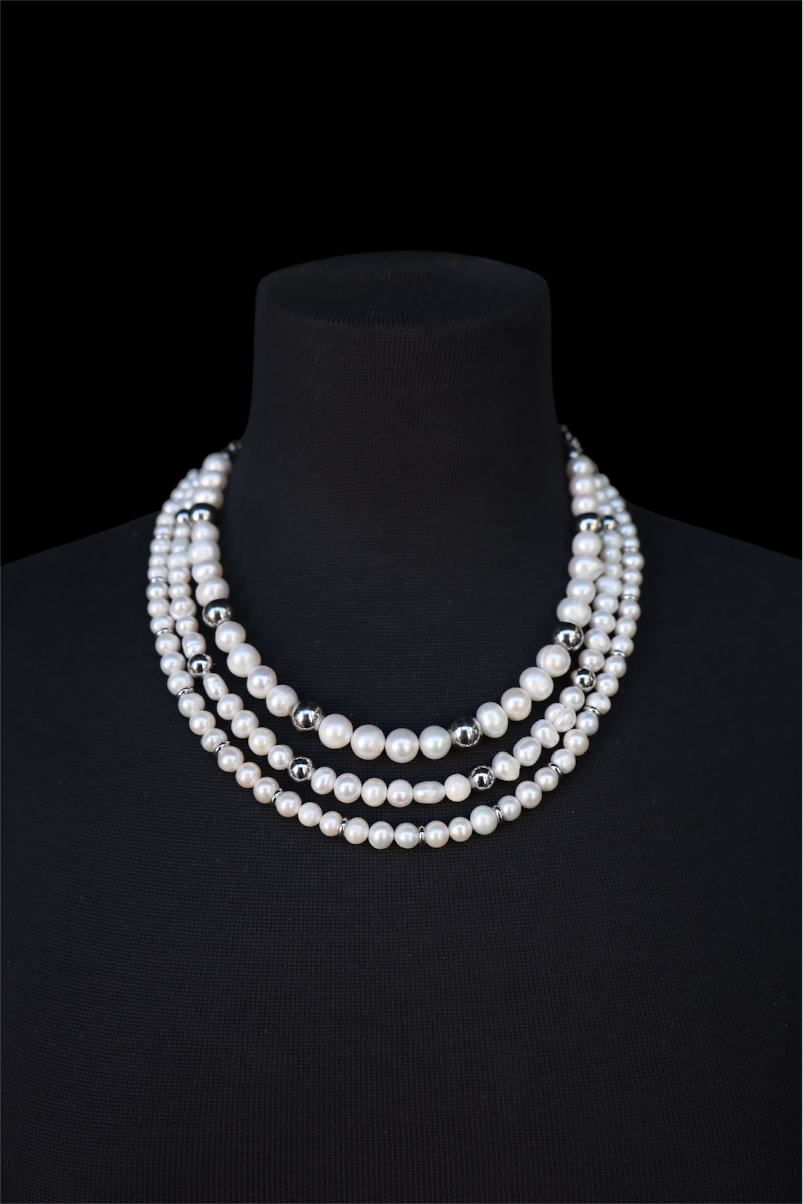 3 Way Pearl Necklace