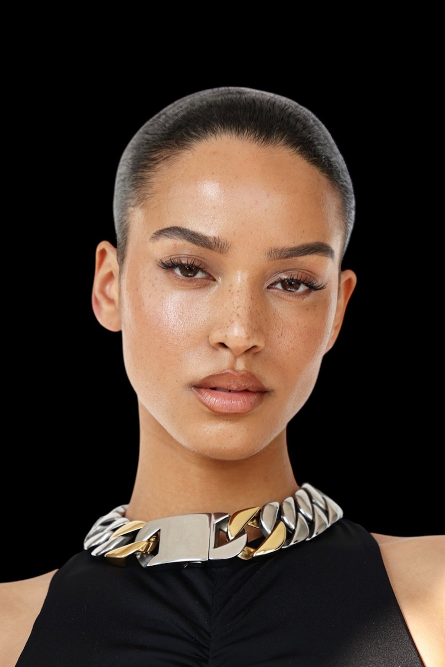 Gold Flake Choker