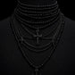 Noir Cross Choker